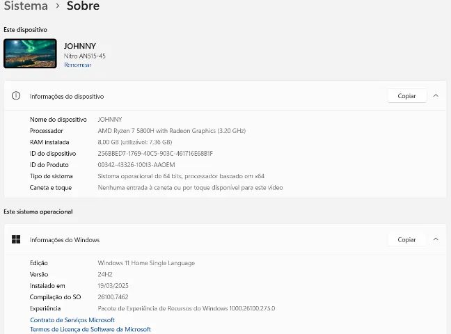 Notebook Gamer Acer Nitro 5 AN515-45-R0M5 AMD Ryzen R7-5800H - Foto 4