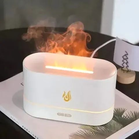 Umidificador de Ar e Difusor de Aromas 200ml com Efeito de Chamas 3D - Foto 2