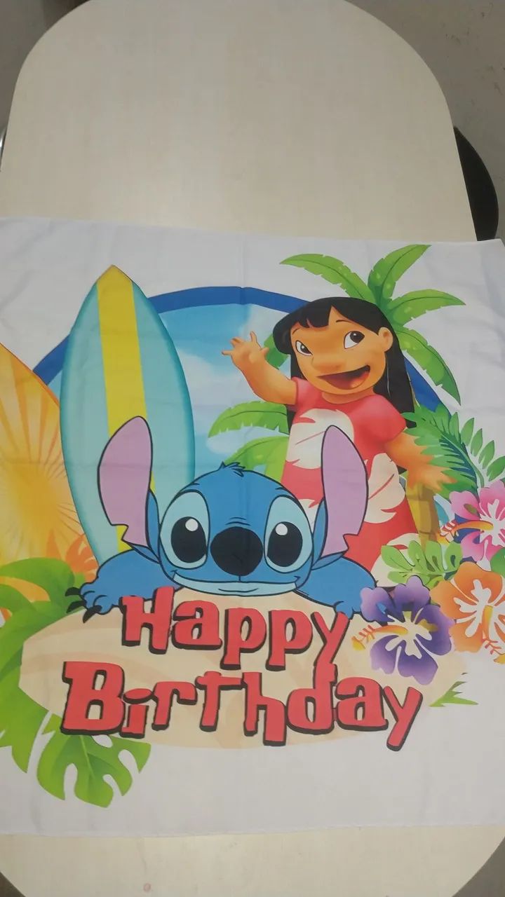 Painel para Festa tema Stich 
