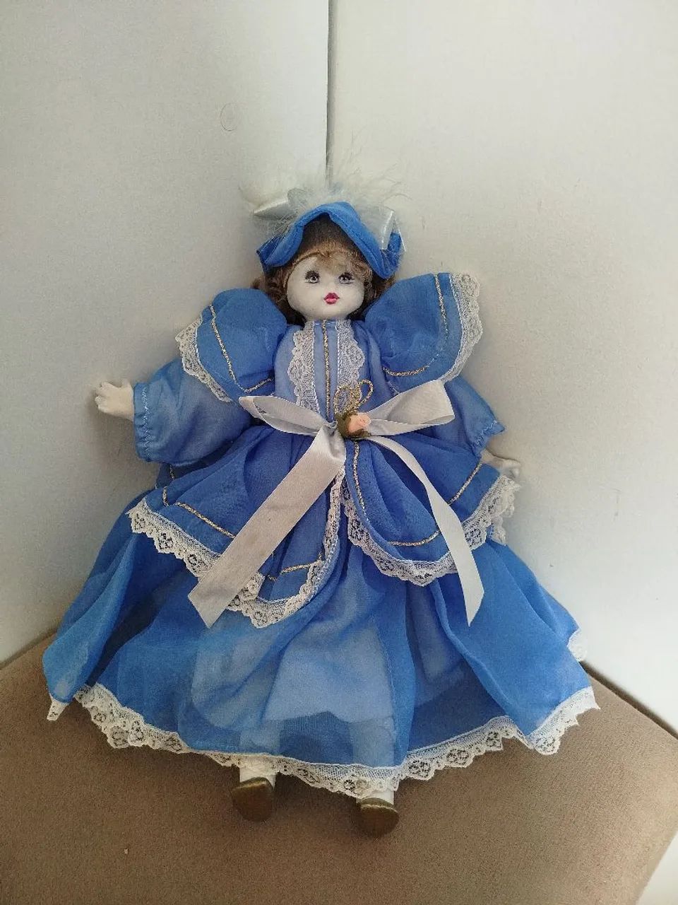 Boneca porcelana 50 cm