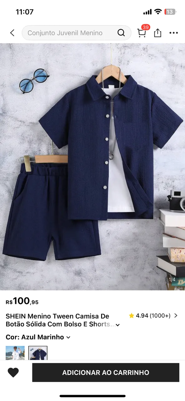 Conjunto para menino