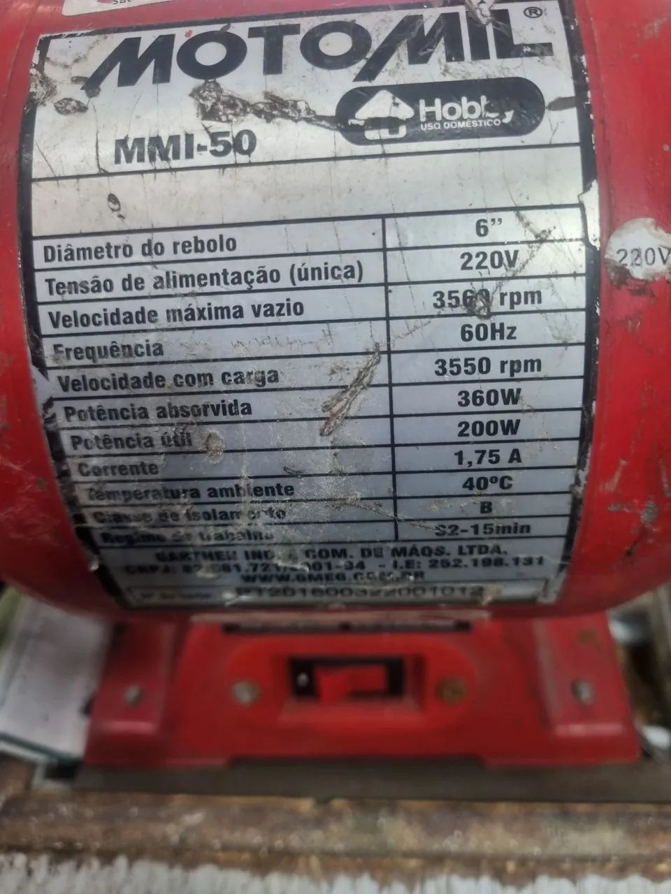 Esmeril 6" 220vts  - Foto 3