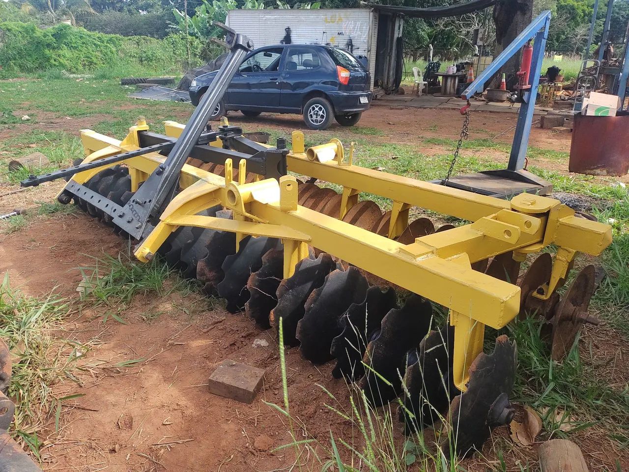 grade niveladora baldam 42 discos - Foto 4