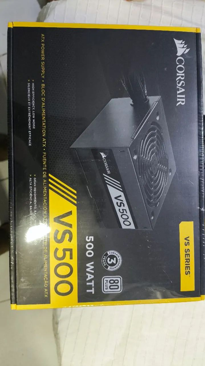 Fonte Corsair VS500 - 500W