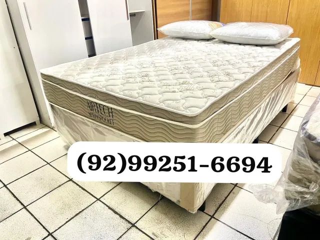 Cama casal molas ensacadas ortobom 