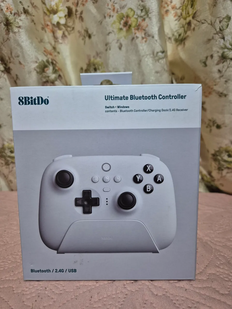 Controle 8bitdo Ultimate Bluetooth Branco Sem Fio