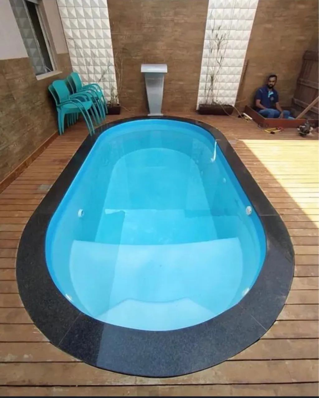 Piscina completa para seu lazer / 6 metros 