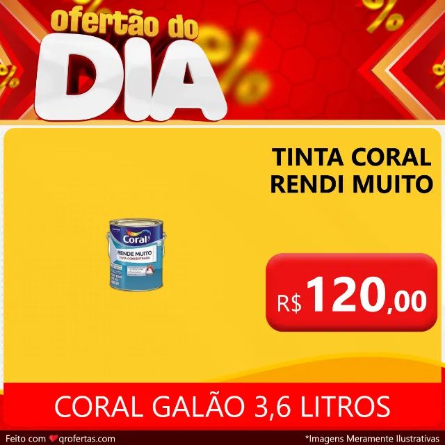 TINTA CORAL RENDE MUITO GALÃO 3,6 LITROS - Foto 5