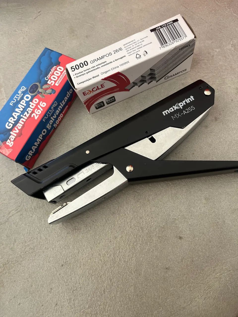 Grampeador MX-A25S + 2 caixas de grampos