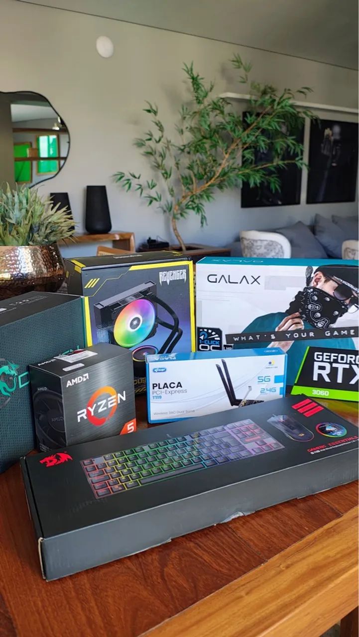 Pc Gamer - Ryzen 5 5600 + RTX 3060 12GB + 32Gb ram - Foto 4