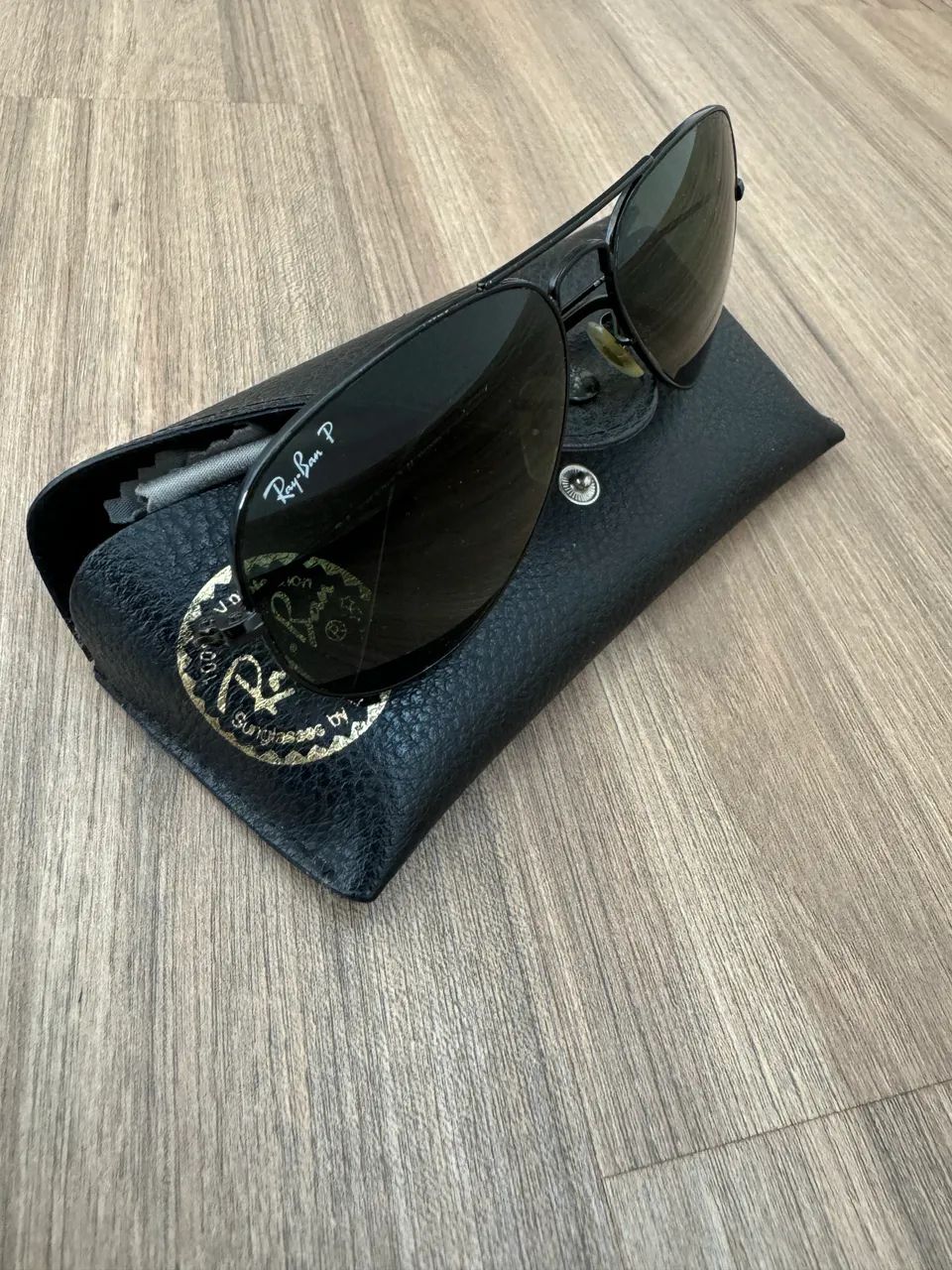 Óculos Ray Ban Aviador Aviator Polarizado Original 