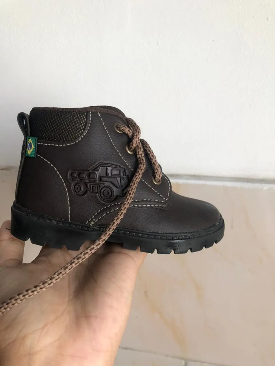 Bota Infantil Marrom