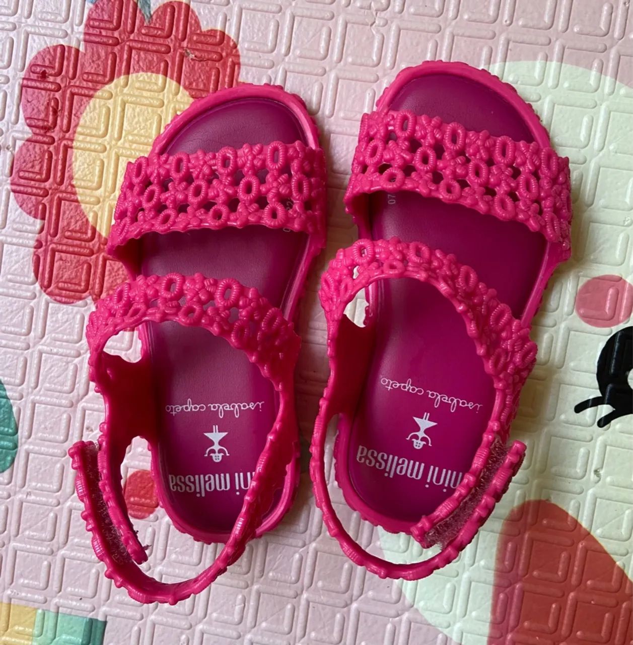 Melissa x Isabela Capeto como nova 1 uso tamanho 22 sandalinha