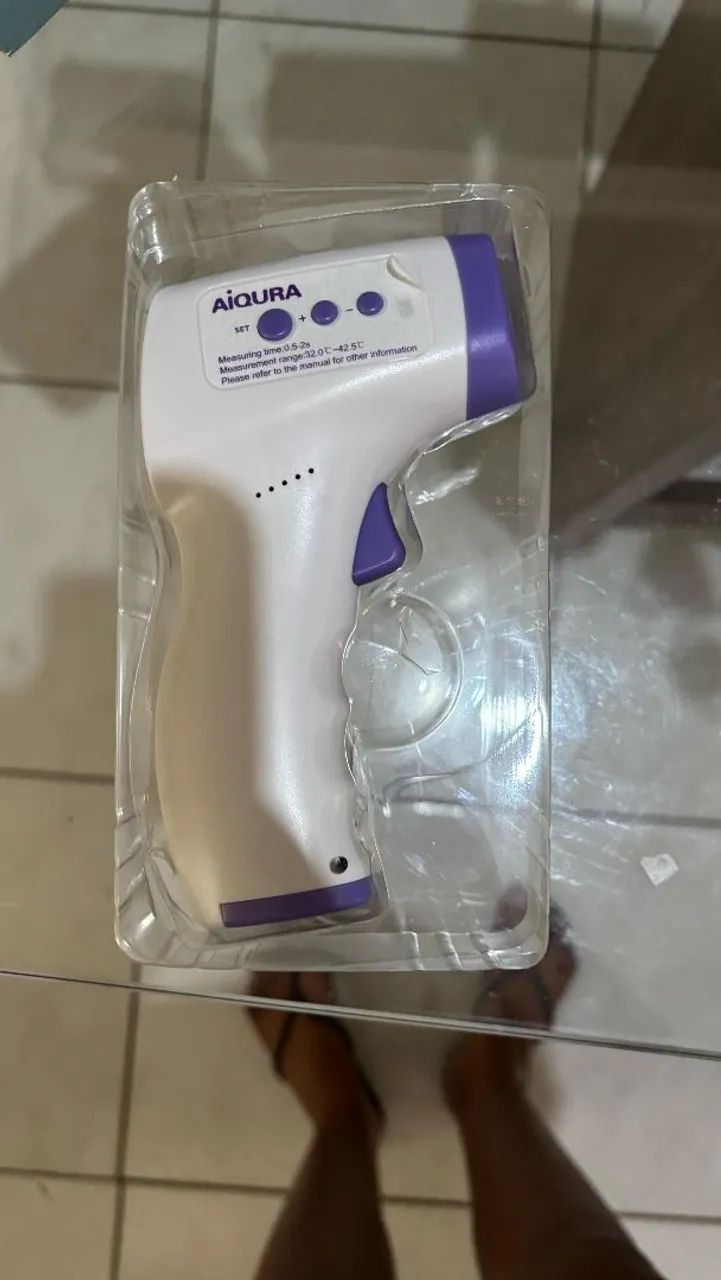 Termômetro Digital Infravermelho sem contato de Testa Aiqura