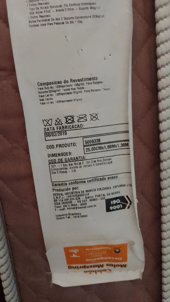 Colchão de casal usado  - Foto 3