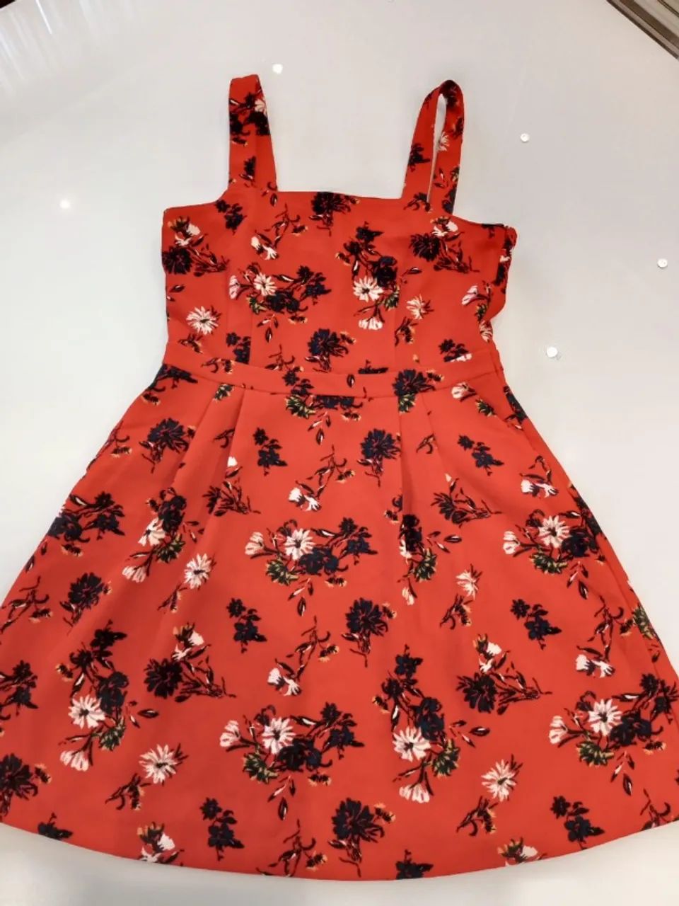  Vestido infantil Mint & Berry vermelho