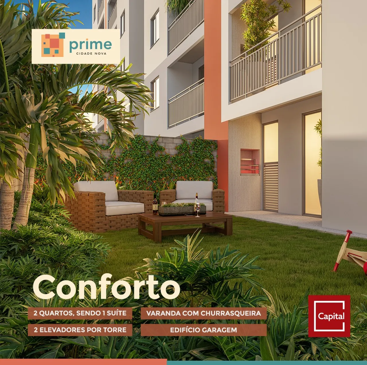 QUER MORAR EM UM LUGAR BEM LOCALIZADO PERTINHO DE TUDO? - PRIME CIDADE NOVA E PERFEITO