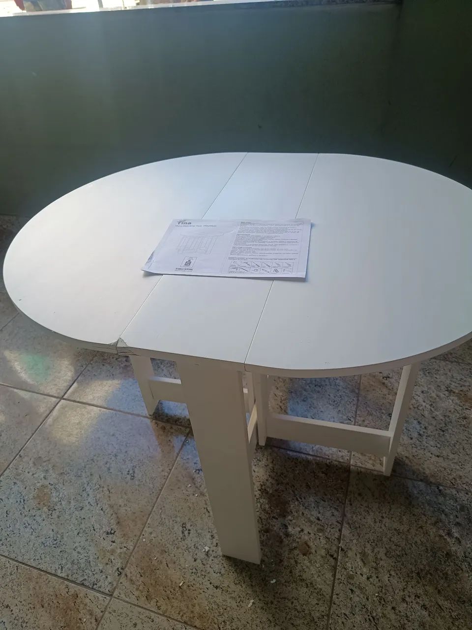 Mesa Dobrável Branca - Foto 4