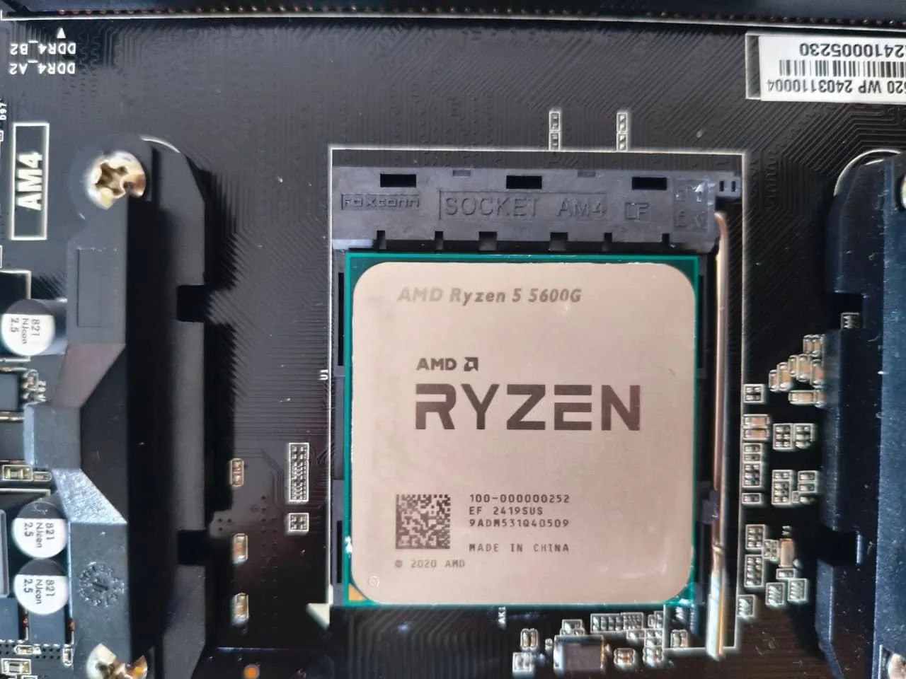 Ryzen 5600g Processor + WPC A520 Motherboard64312424206337120