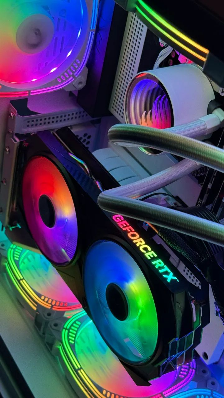 Placa de Vídeo RTX 4060 GALAX 1-click OC - impecável - zero - na caixa - Foto 5
