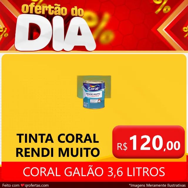 TINTA CORAL RENDE MUITO GALÃO 3,6 LITROS - Foto 6