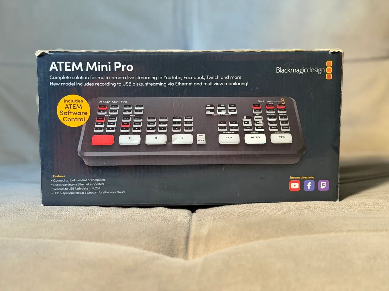 Atem Mini Pro by BlackMagic - Dispositivos de Streaming