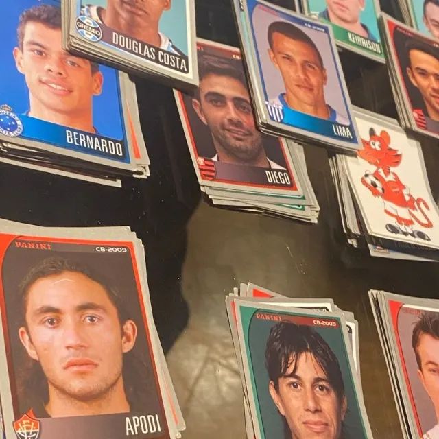 50 figurinhas campeonato brasileiro 2009 panini