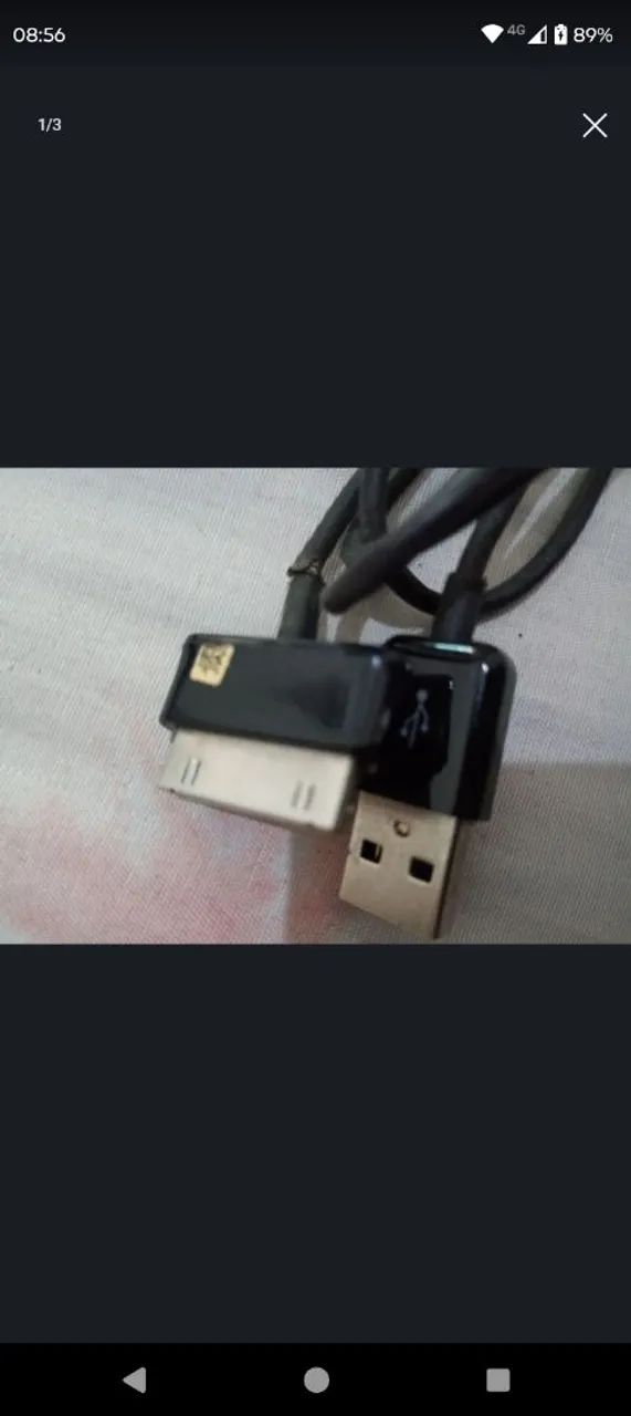 Cabo USB para tablet Samsung Galaxy GT8000