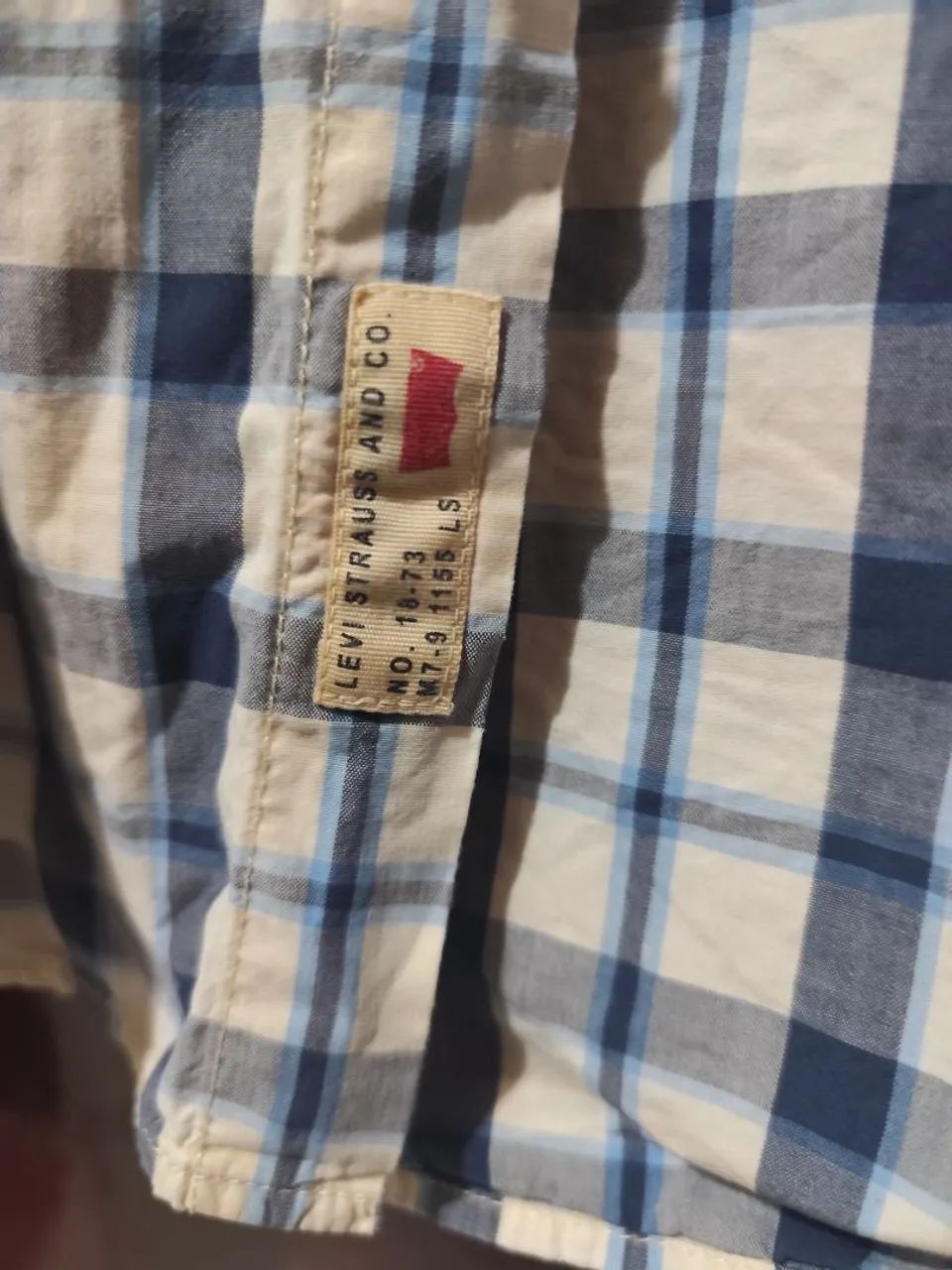 Camisa xadrez Levi's original  - Foto 2