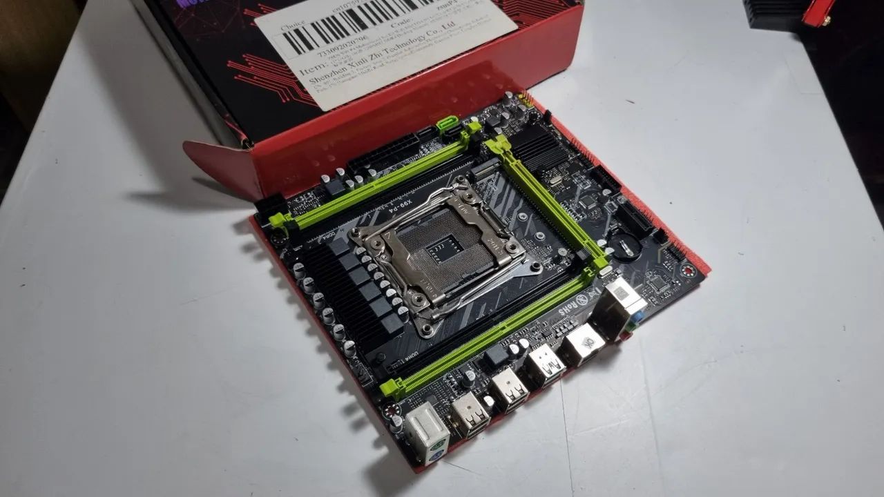Placa mãe x99 p4 zsus  - Foto 5