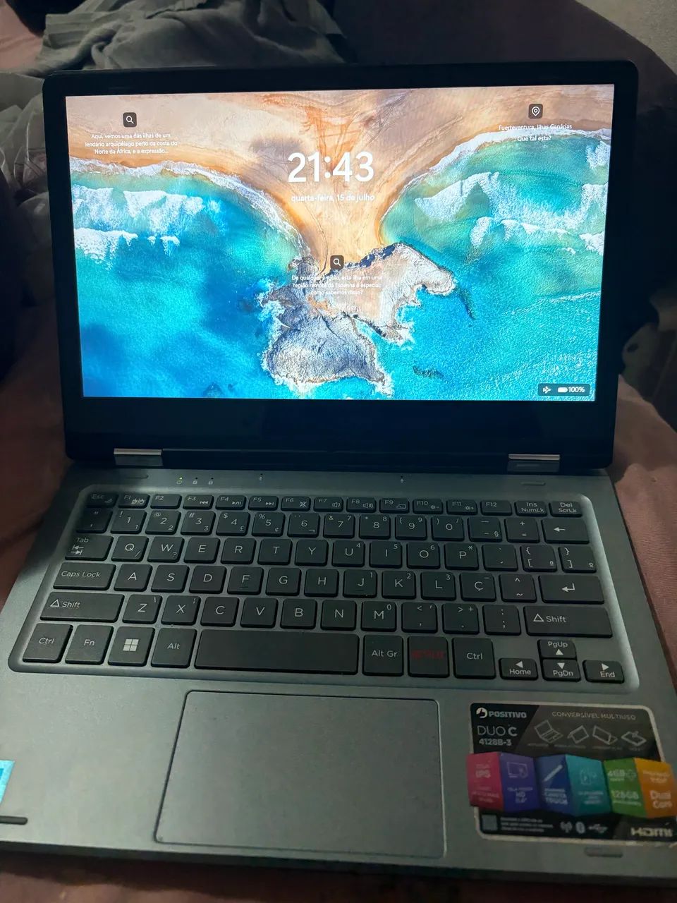 Vendo notebook positivo 2 em 1 (TELA DE TOUCH) - Foto 3