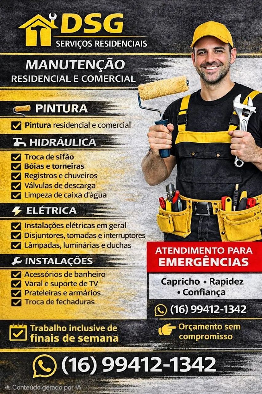 Marido de aluguel /pinturas e pequenos reparos 