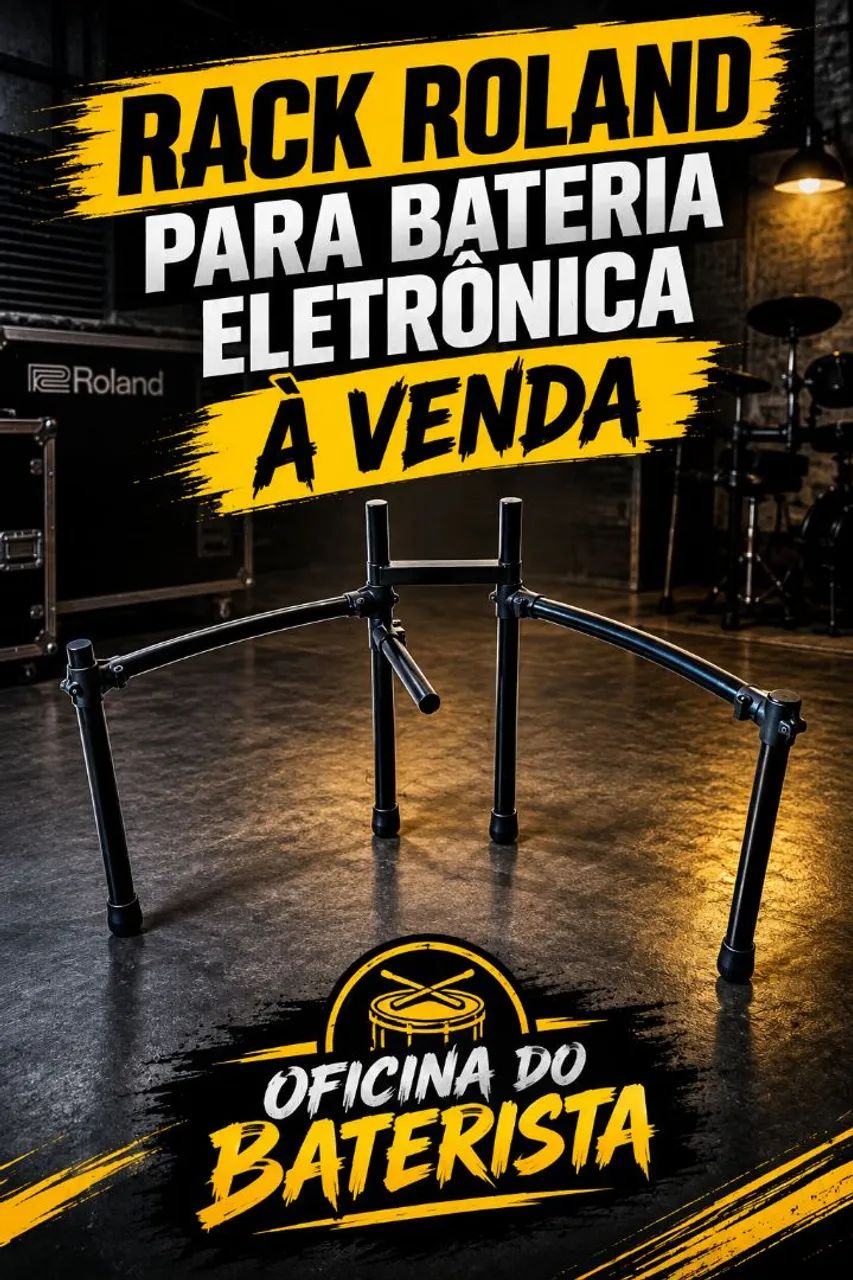 Rack roland p/bateria eletrônica 