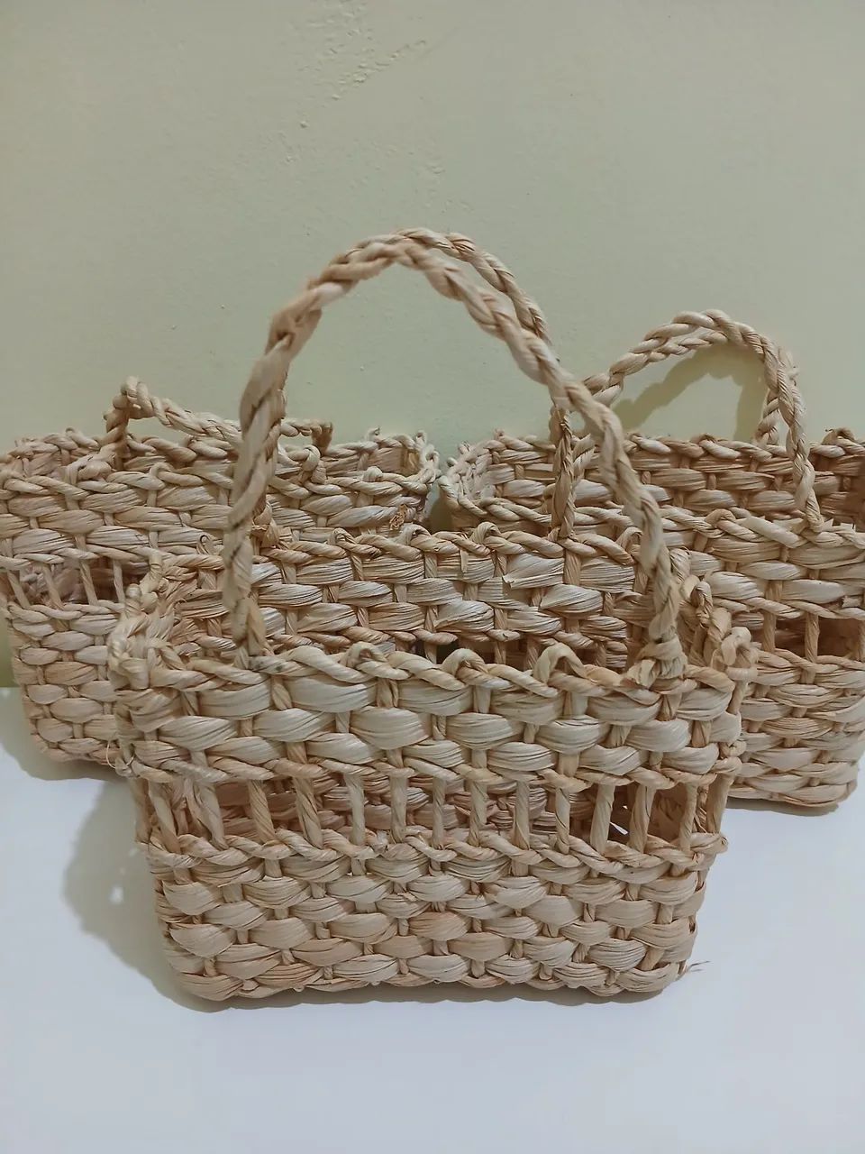 Bolsas em Palha natural