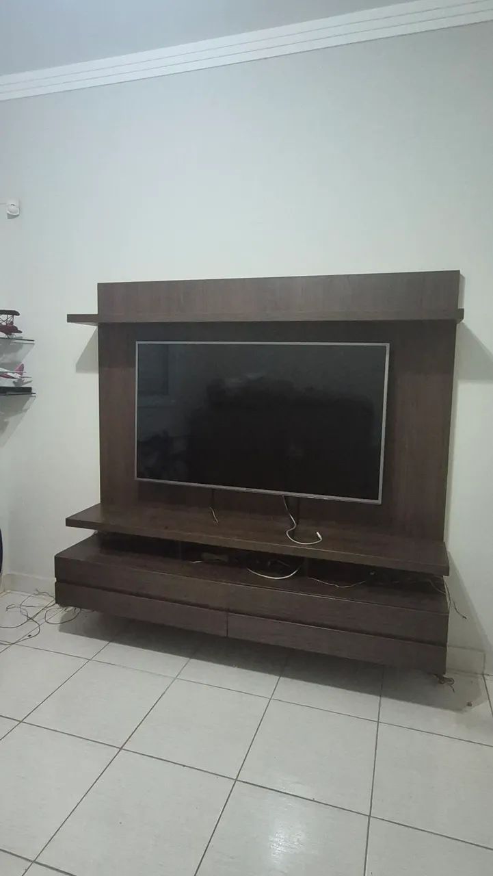 Painel para TV com Rack 2 Gavetas 