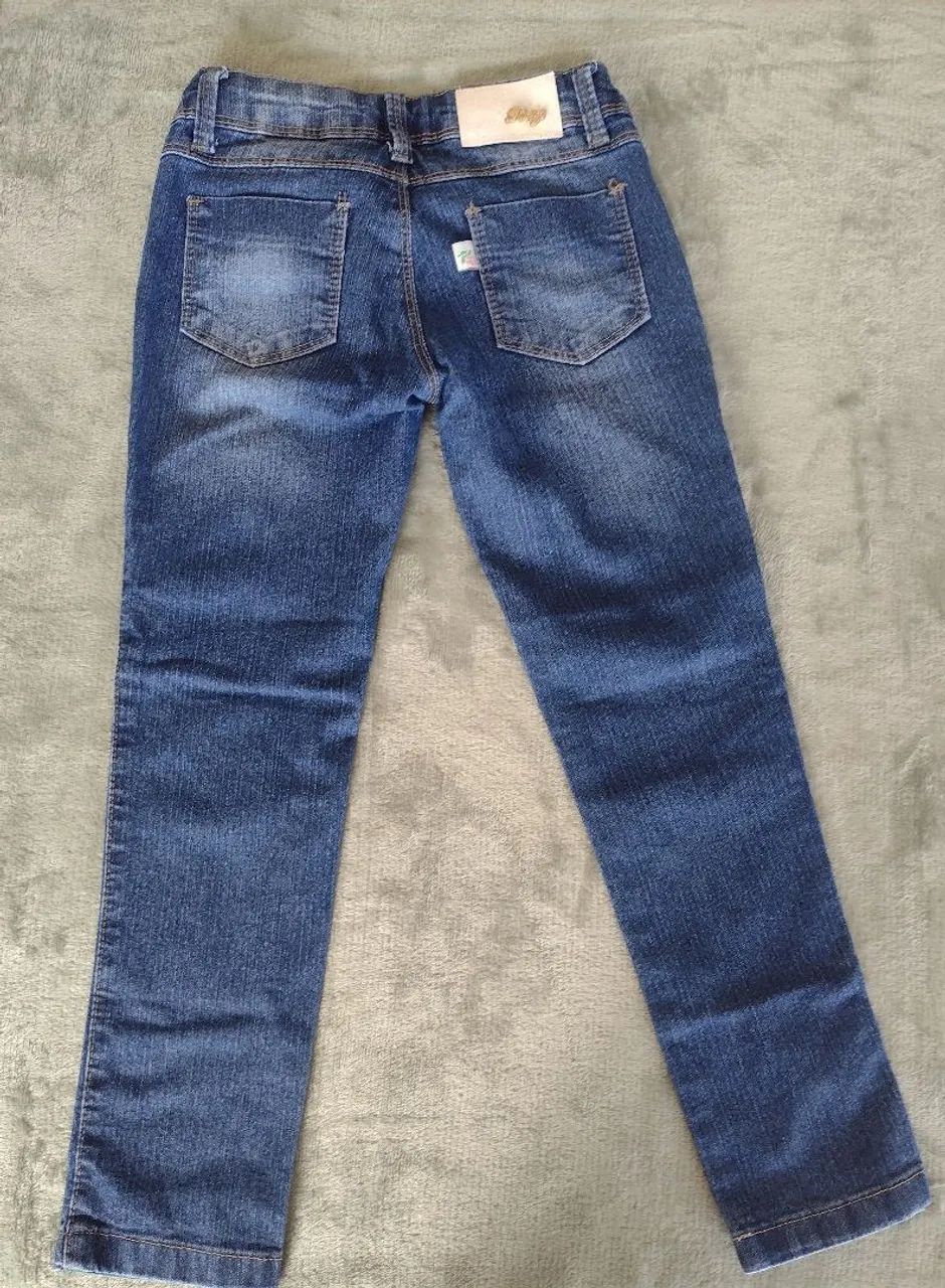 Calça jeans e casaco infantil menina  - Foto 4
