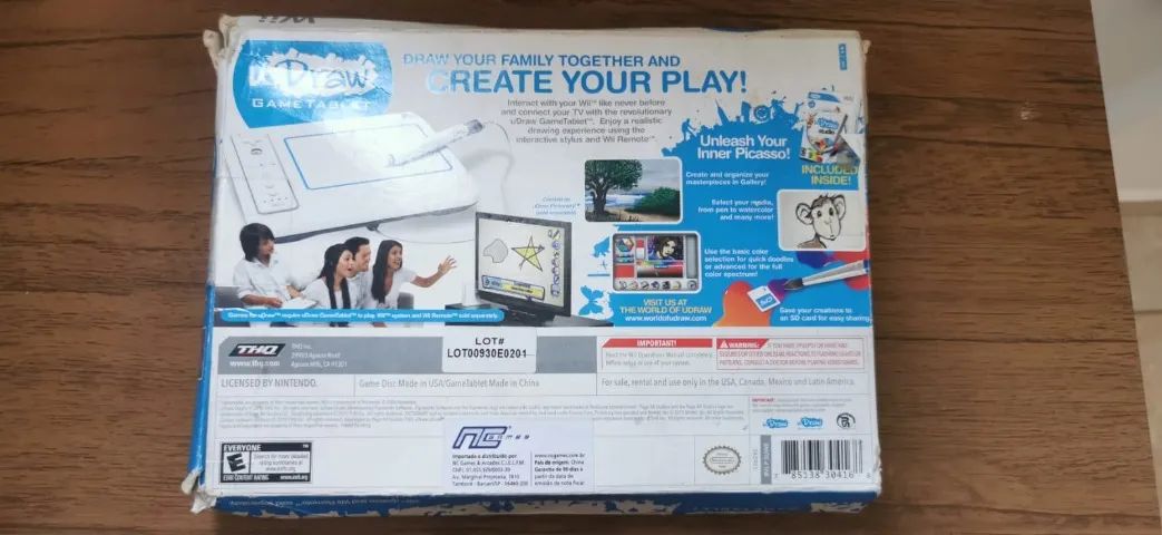 Wii uDraw Game Tablet + Jogo original - Foto 4