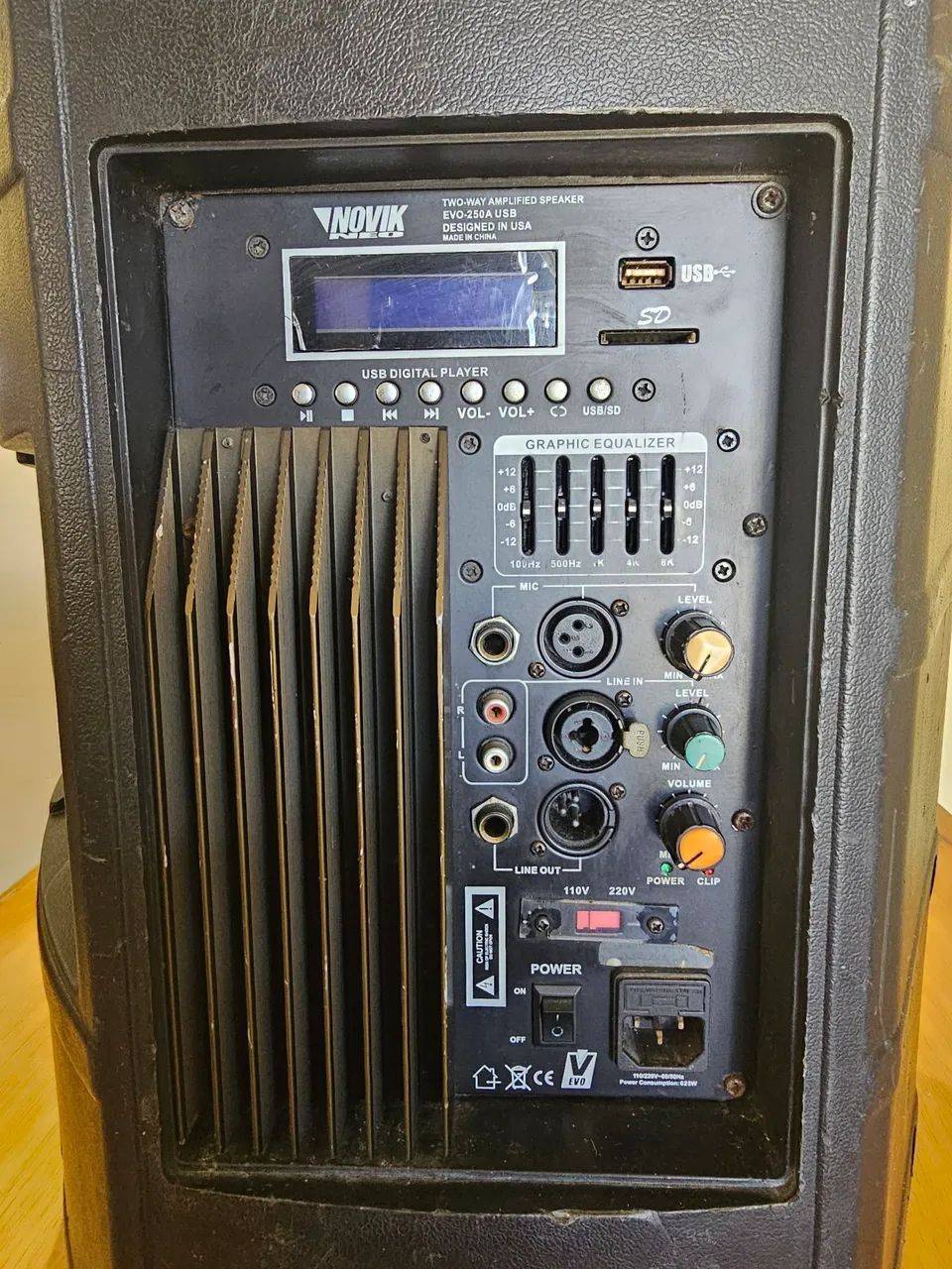 Caixa Amplificada Novik Neo EVO-250 USB - Foto 3
