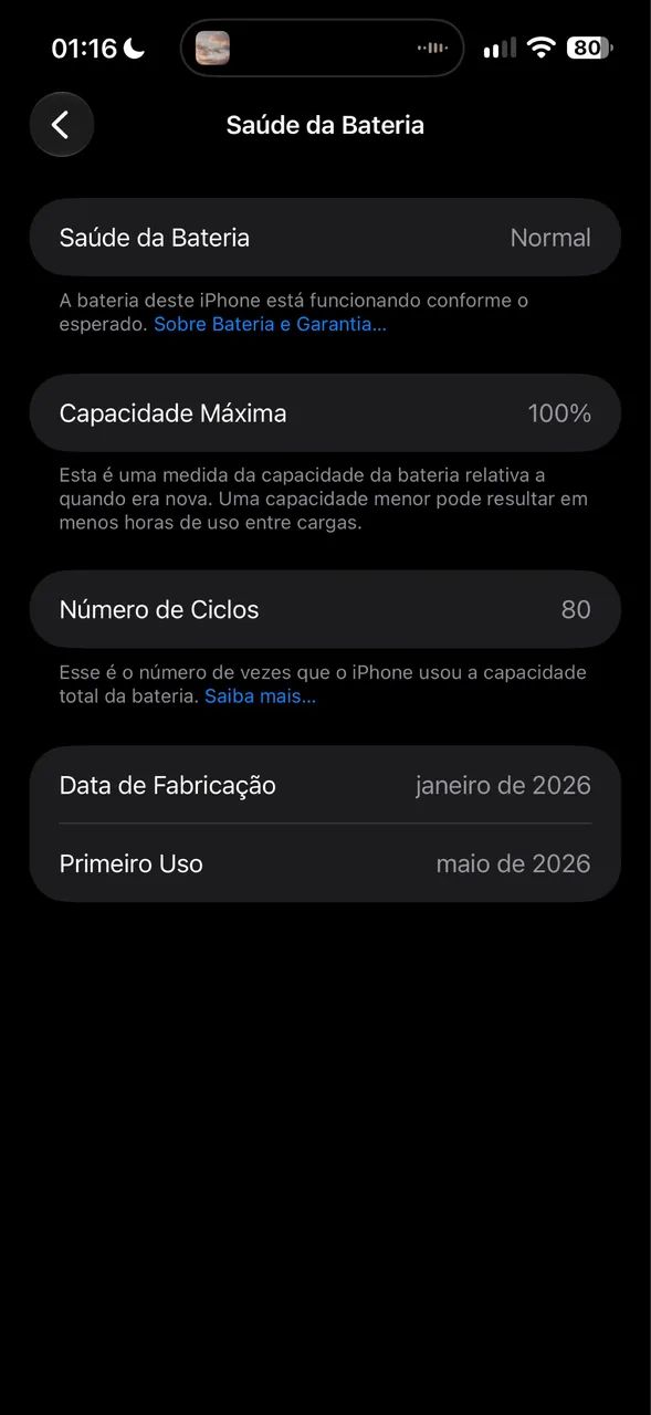 iPhone 17 Pro Max 1TB Azul (Estado de Zero) - Caixa, NF e Garantia Maio/2027 - Foto 2