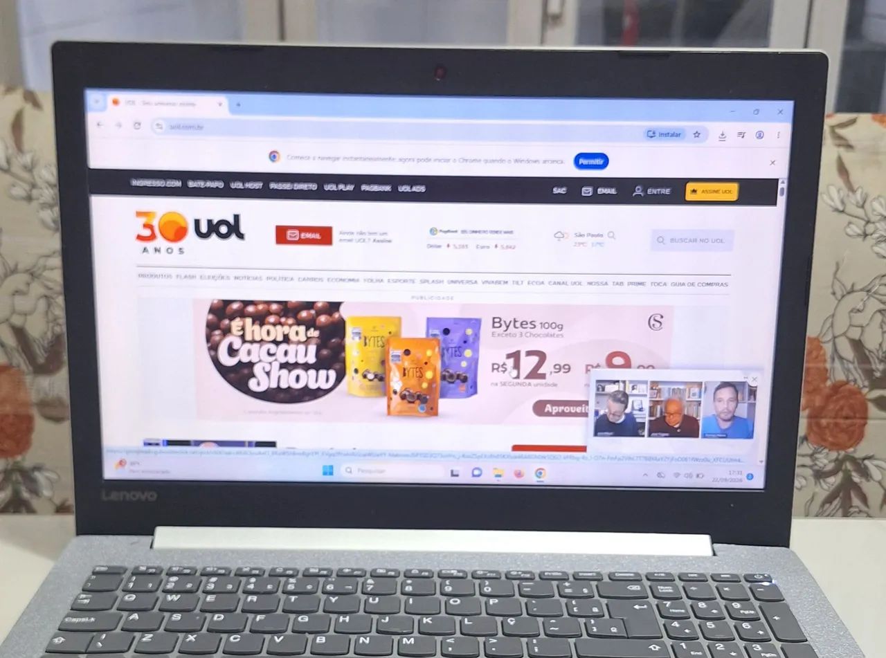 Notebook lenovo Intel core i5 ssd 240GB 8GB de memória Windows 11 64bits!! - Foto 5