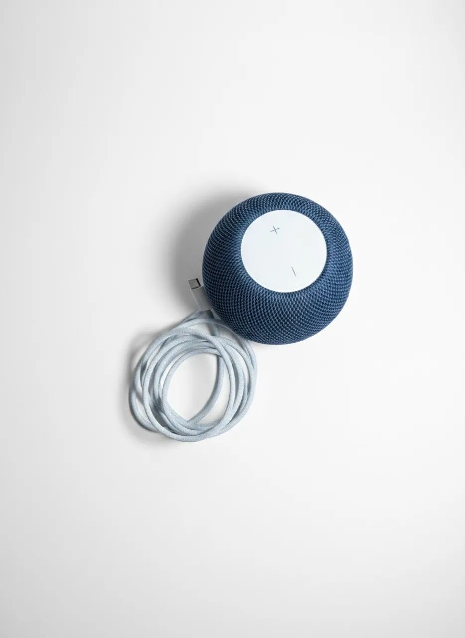 Apple HomePod Mini Azul Escuro - Impecável - Garantia até 24/07