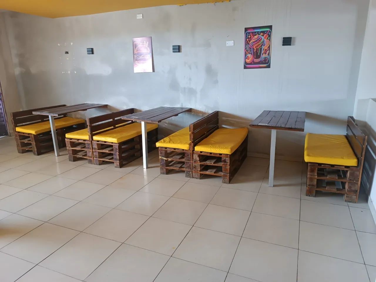 Mesas para açaíteria e lanchonete 