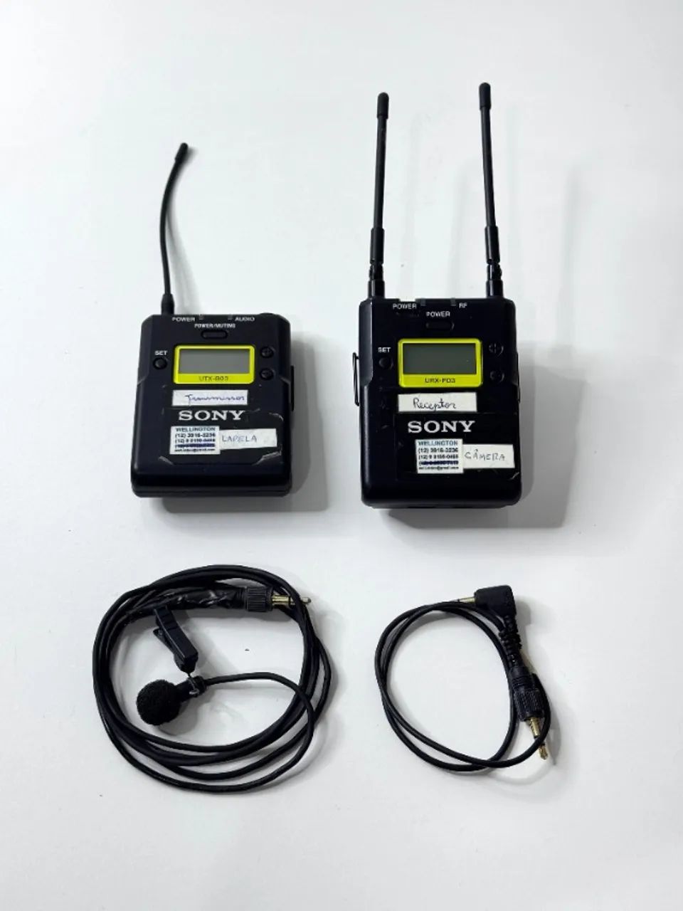 Microfone de Lapela Sony Uwp-d11 (UTX-B03 / URX-P03)