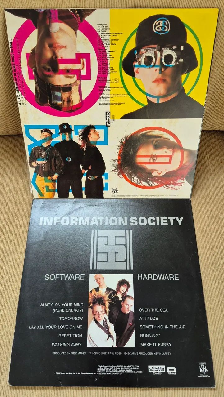 2 LPs - Information Society (Hack e Software Hardware) - Foto 2