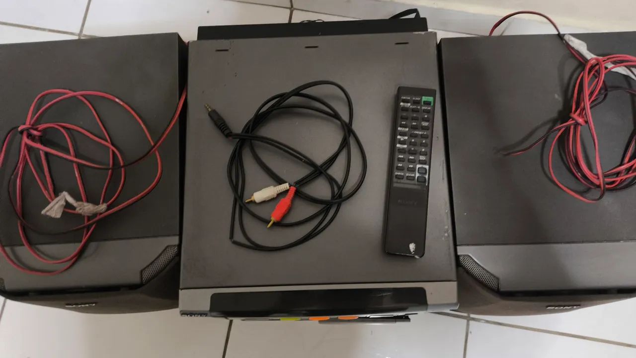 System Sony antigo, 4 módulos. " Caixa de ,Som " - Foto 4
