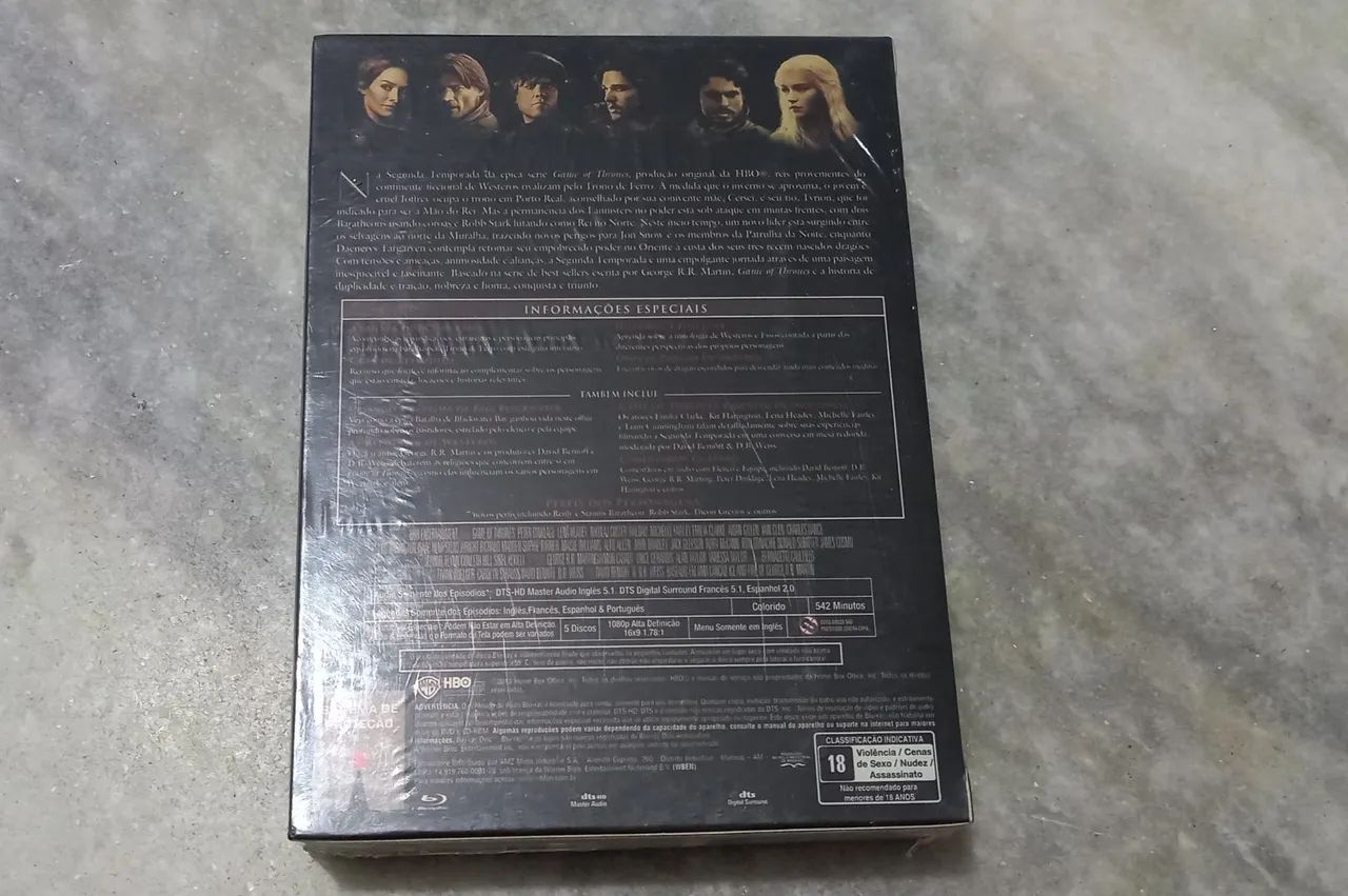 Blu-ray Game of Thrones segunda temporada  - Foto 2