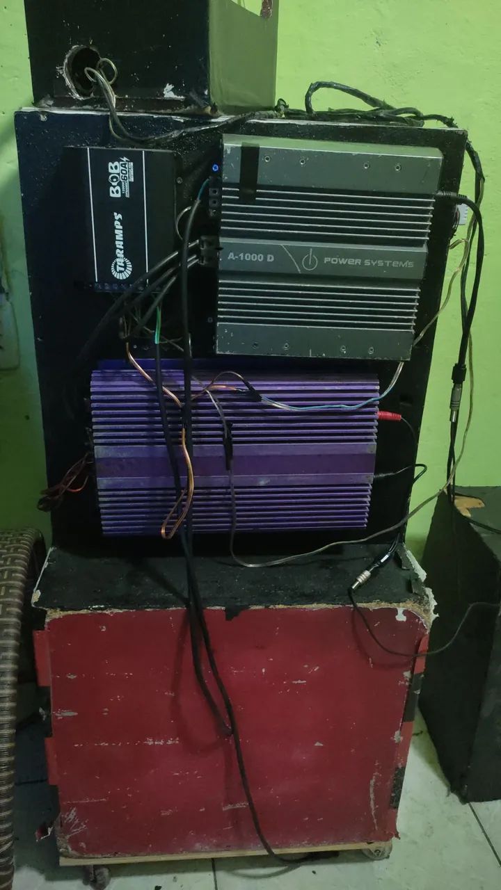 Som Bob grave de 12 duas corneta dois médio um tuita módulo A1000 e um 800 fonte de 60 a - Foto 2