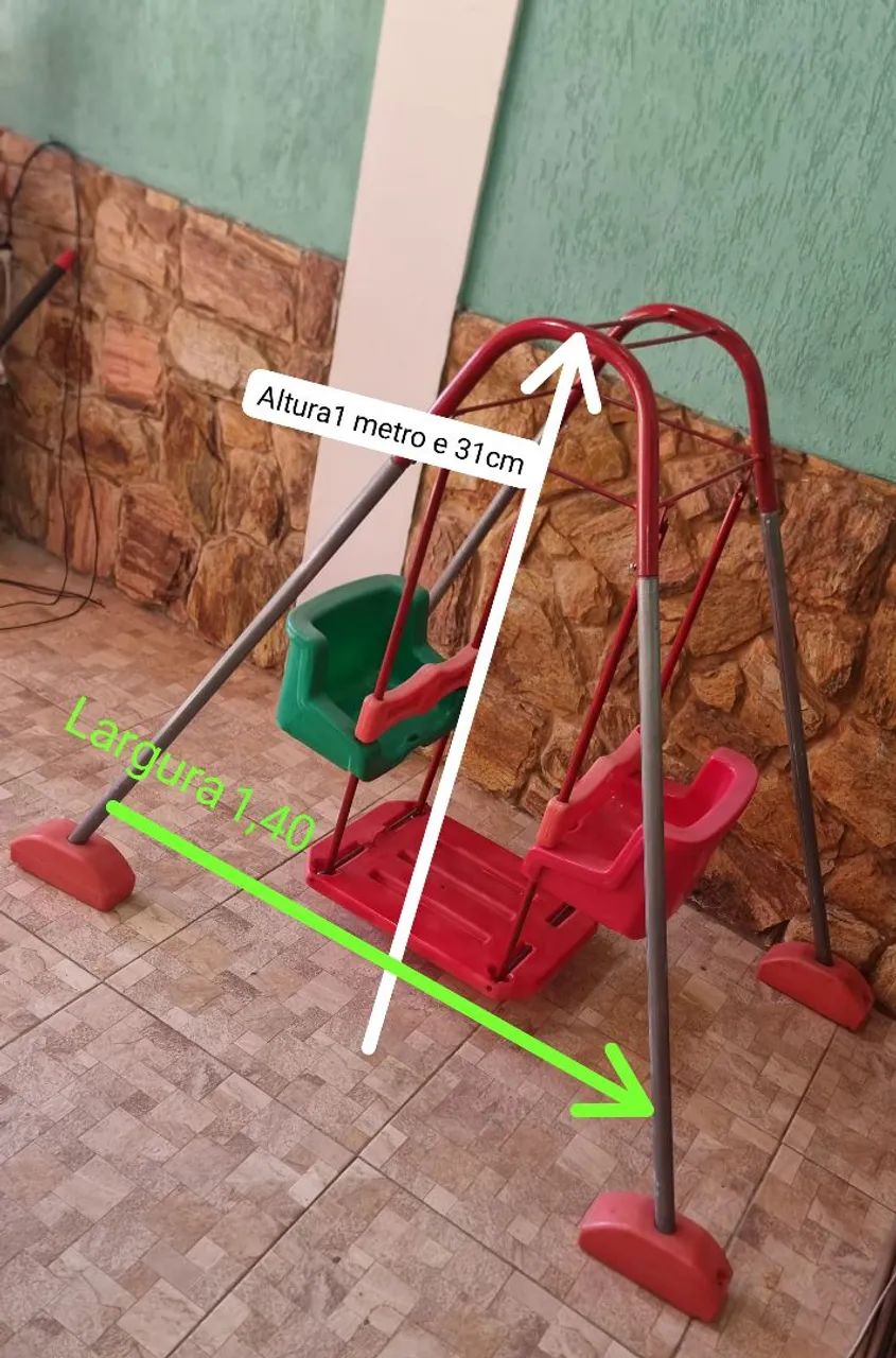 Balanço duplo pra criança - Foto 3