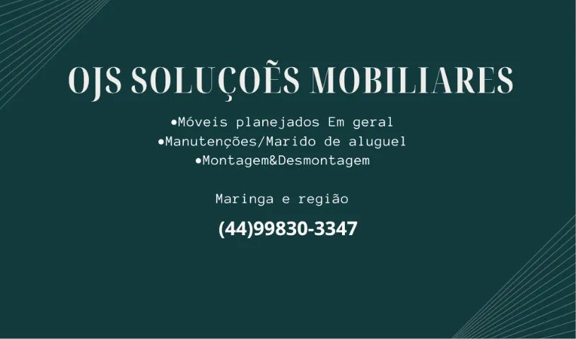 OJS Soluções Mobiliárias | Móveis sob medida & Marido de Aluguel ? 