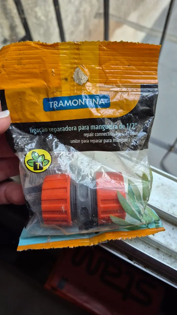 LIGAÇÃO REPARADORA PARA MANGUEIRA DE ½ TRAMONTINA  - Foto 2